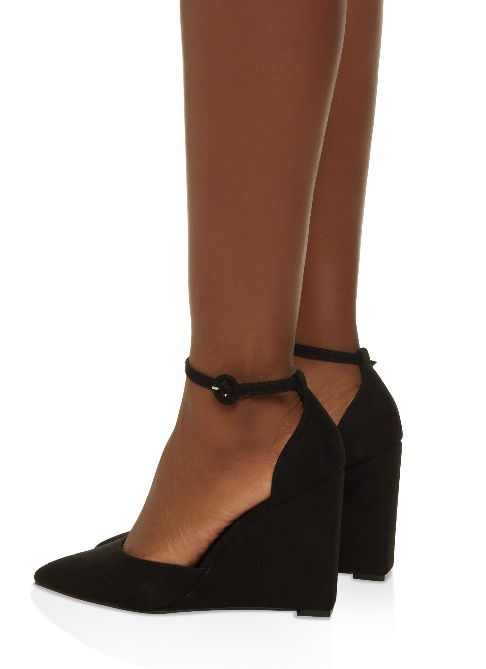 Ankle Strap Wedge Pumps sold by Rainbow product image thumbnail 3