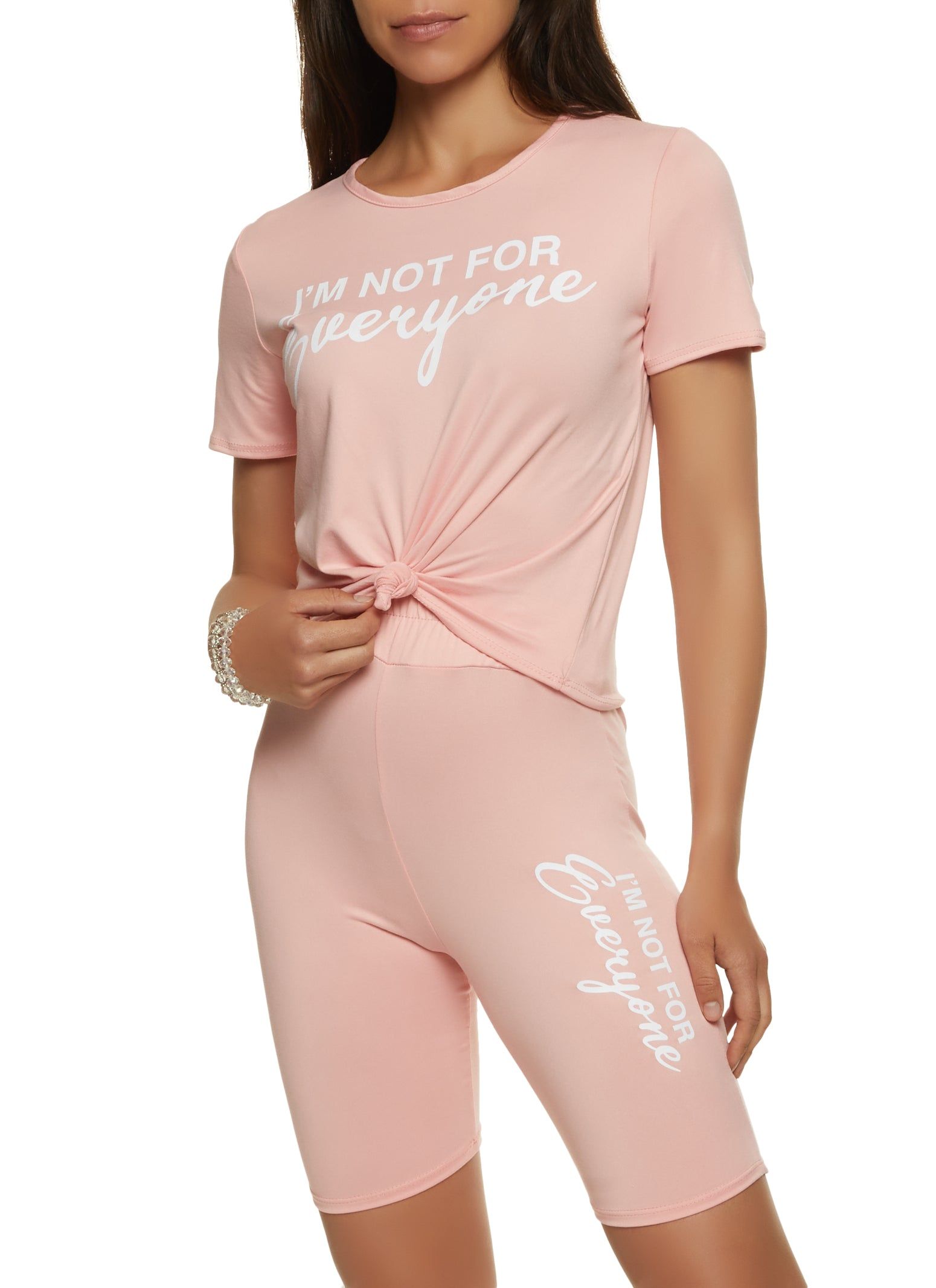 Not For Everyone Cropped Tee sold by Rainbow product image thumbnail 2