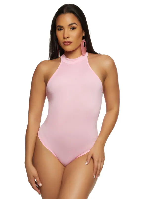 Daisy High Neck Racerback Bodysuit sold by Rainbow