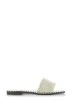 Studded Trim Rhinestone Single Band Slide Sandals sold by Rainbow
