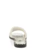 Studded Trim Rhinestone Single Band Slide Sandals sold by Rainbow