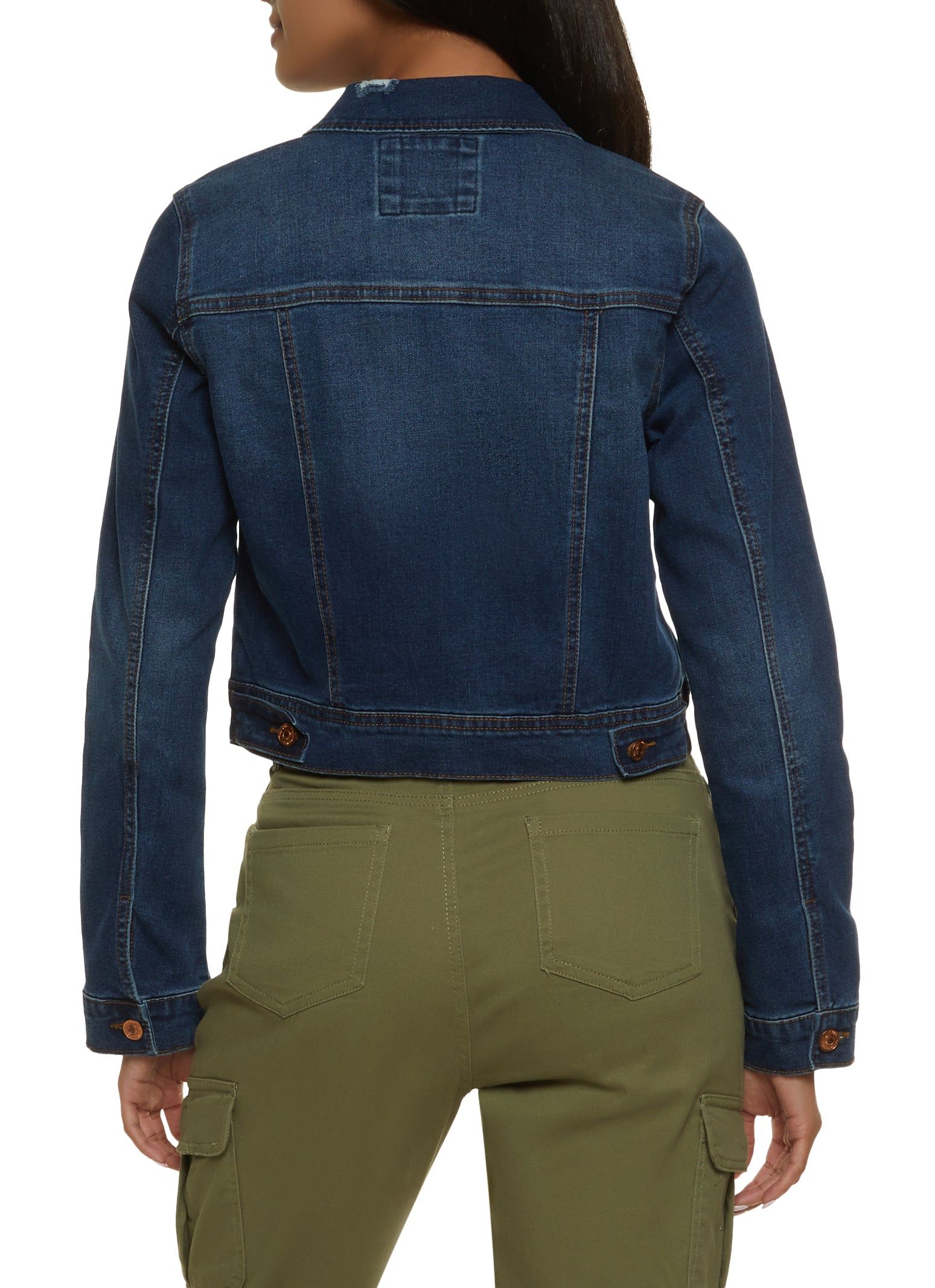 WAX Distressed Denim Jacket sold by Rainbow product image thumbnail 2