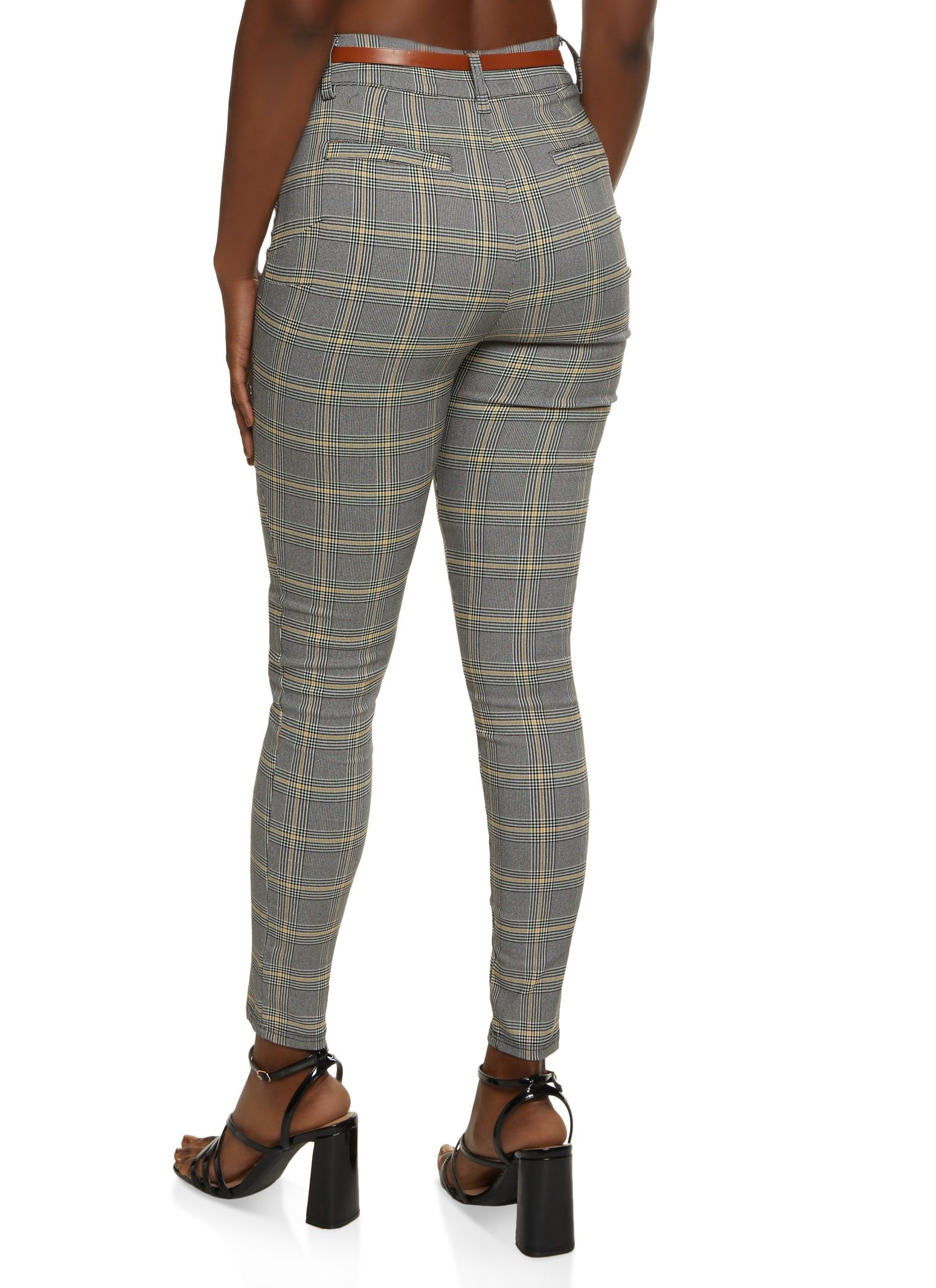 Plaid Belted Dress Pants sold by Rainbow product image thumbnail 2