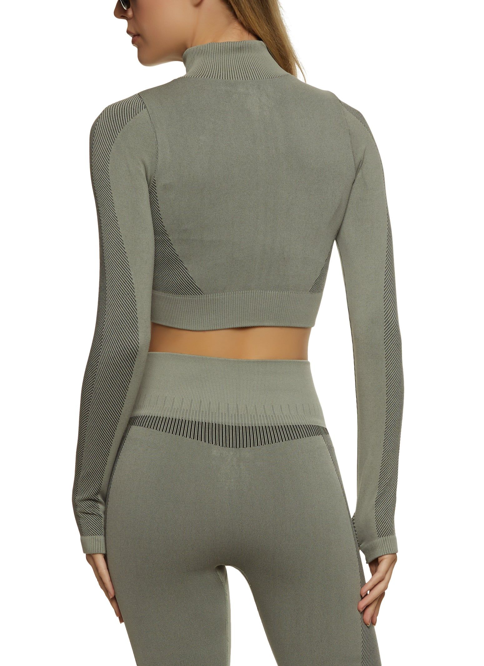 Zip Front Cropped Track Jacket sold by Rainbow product image thumbnail 3