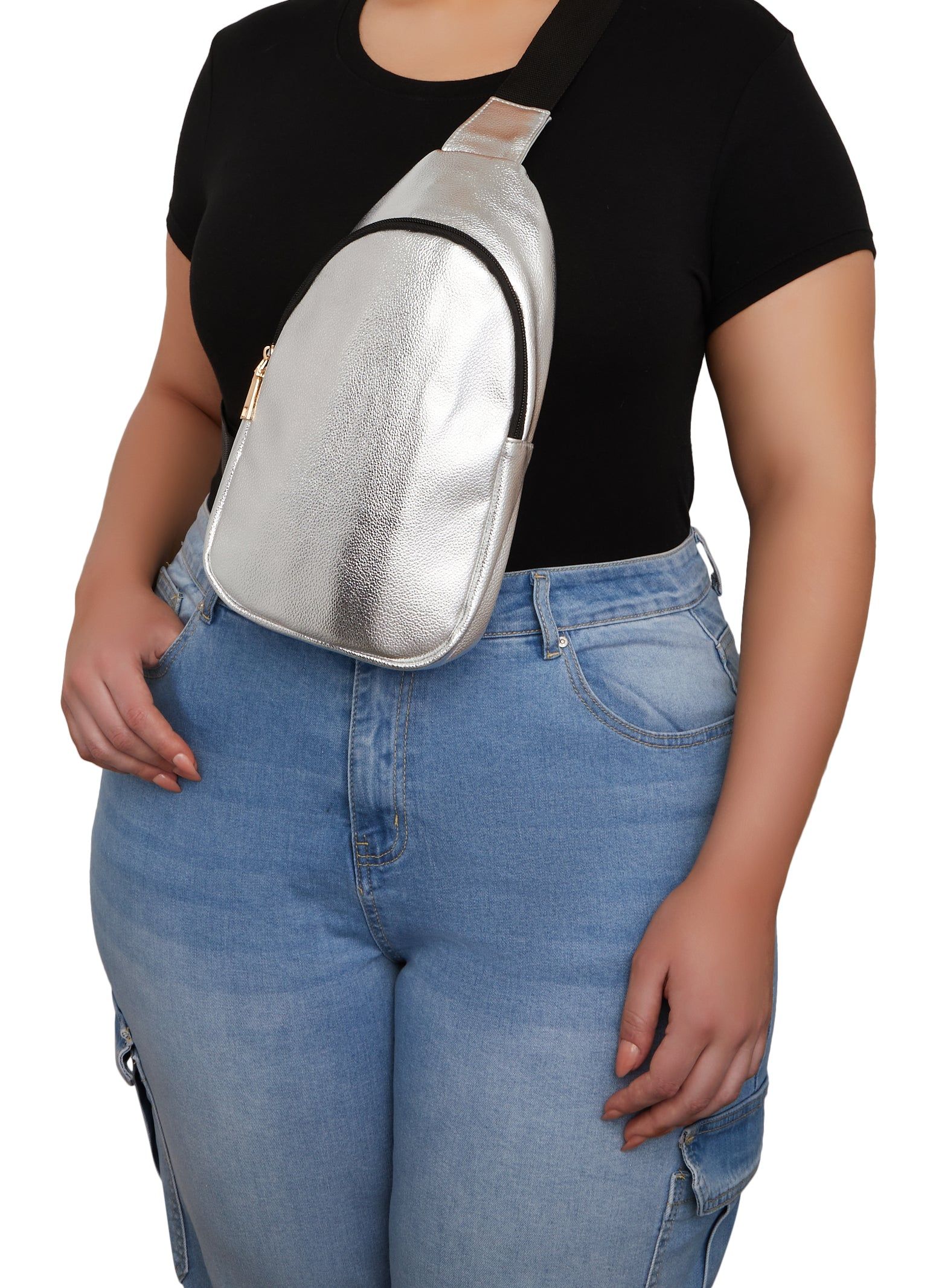 Faux Leather Sling Backpack sold by Rainbow