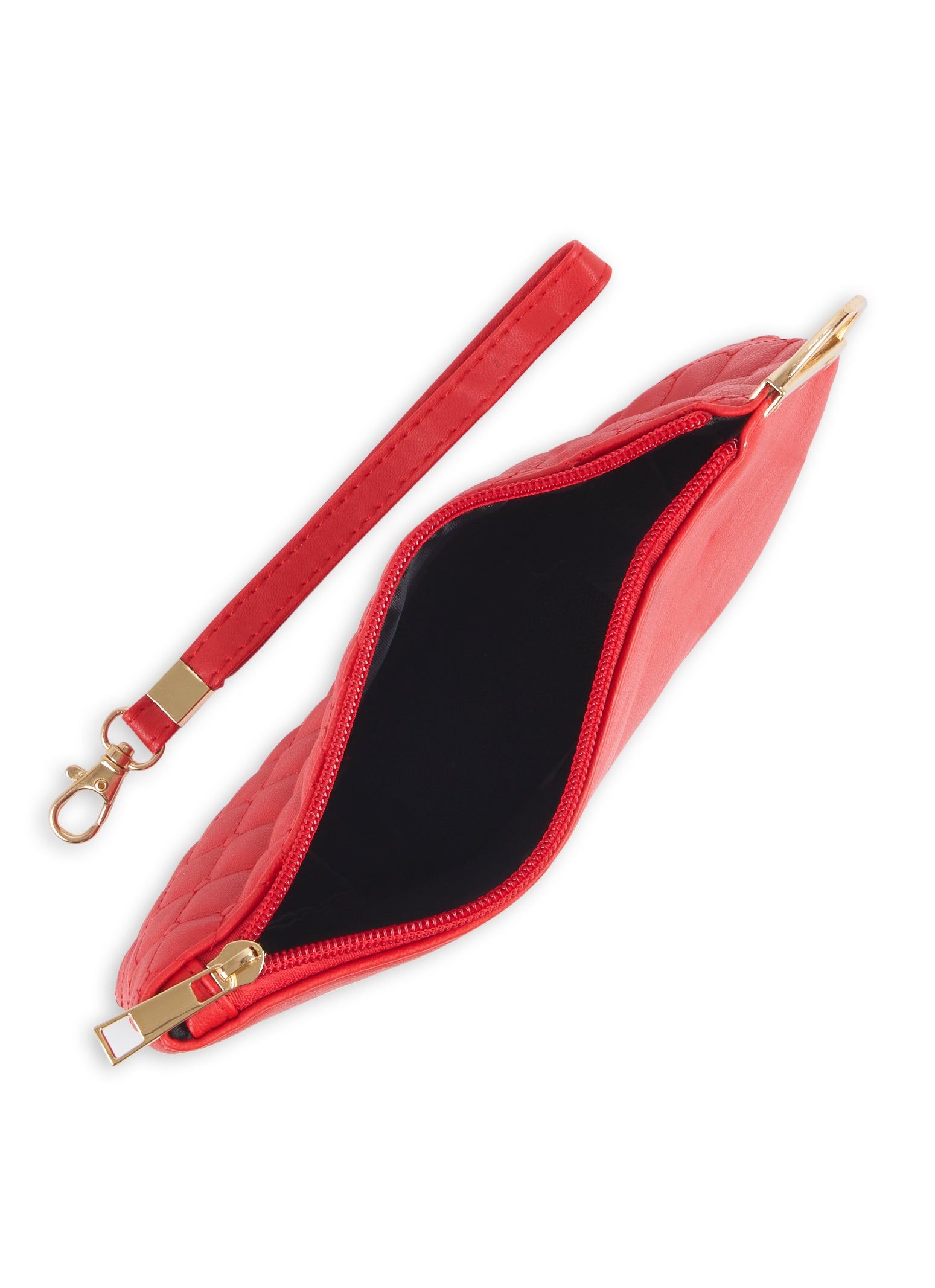 Faux Leather Quilted Wristlet sold by Rainbow product image thumbnail 3