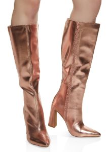 Pointed Toe Knee High Boots sold by Rainbow
