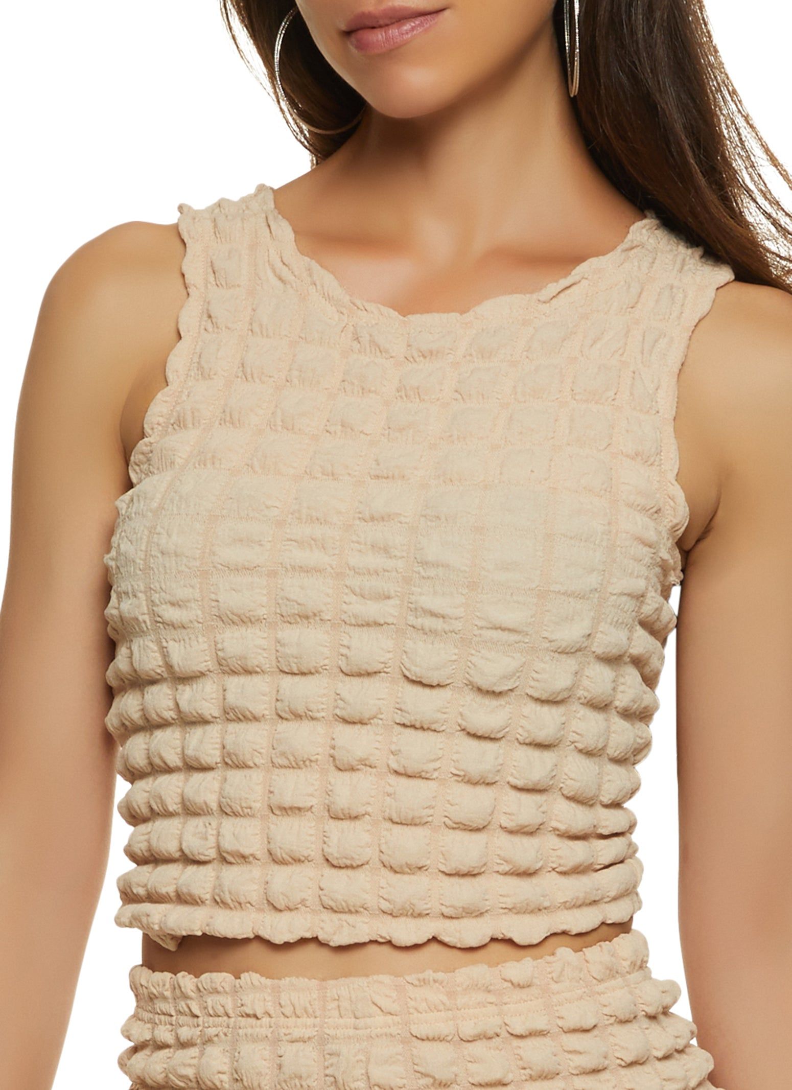 Bubble Knit Tank Top sold by Rainbow