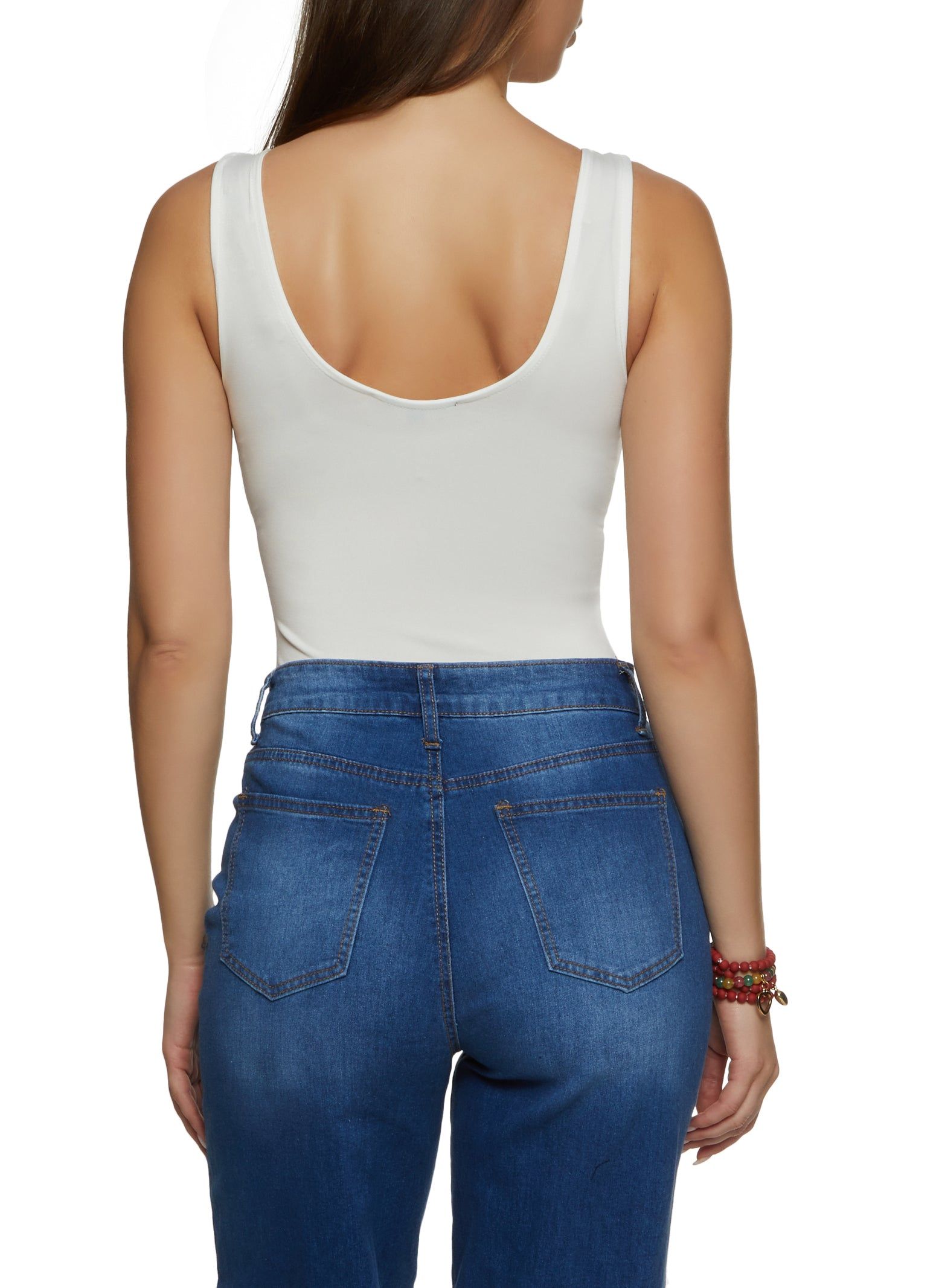 Sleeveless Scoop Neck Bodysuit sold by Rainbow product image thumbnail 3