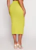 Textured Knit Midi Skirt sold by Rainbow