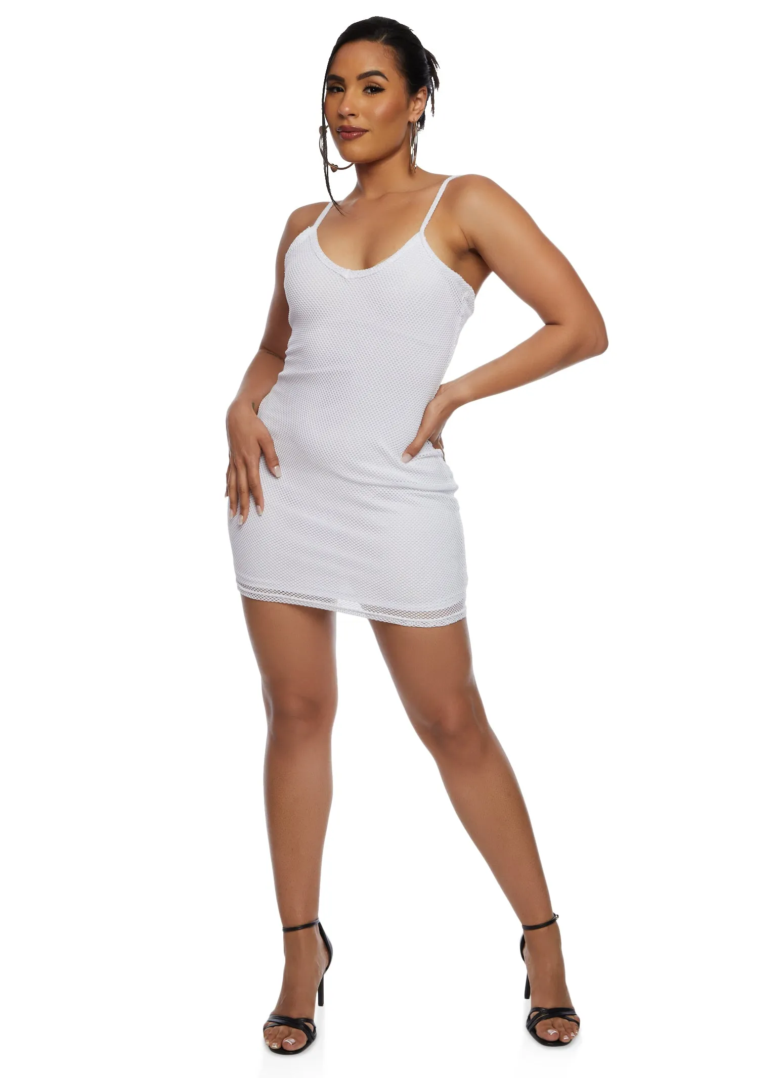 Fishnet Lined Cami Mini Dress sold by Rainbow product image thumbnail 2