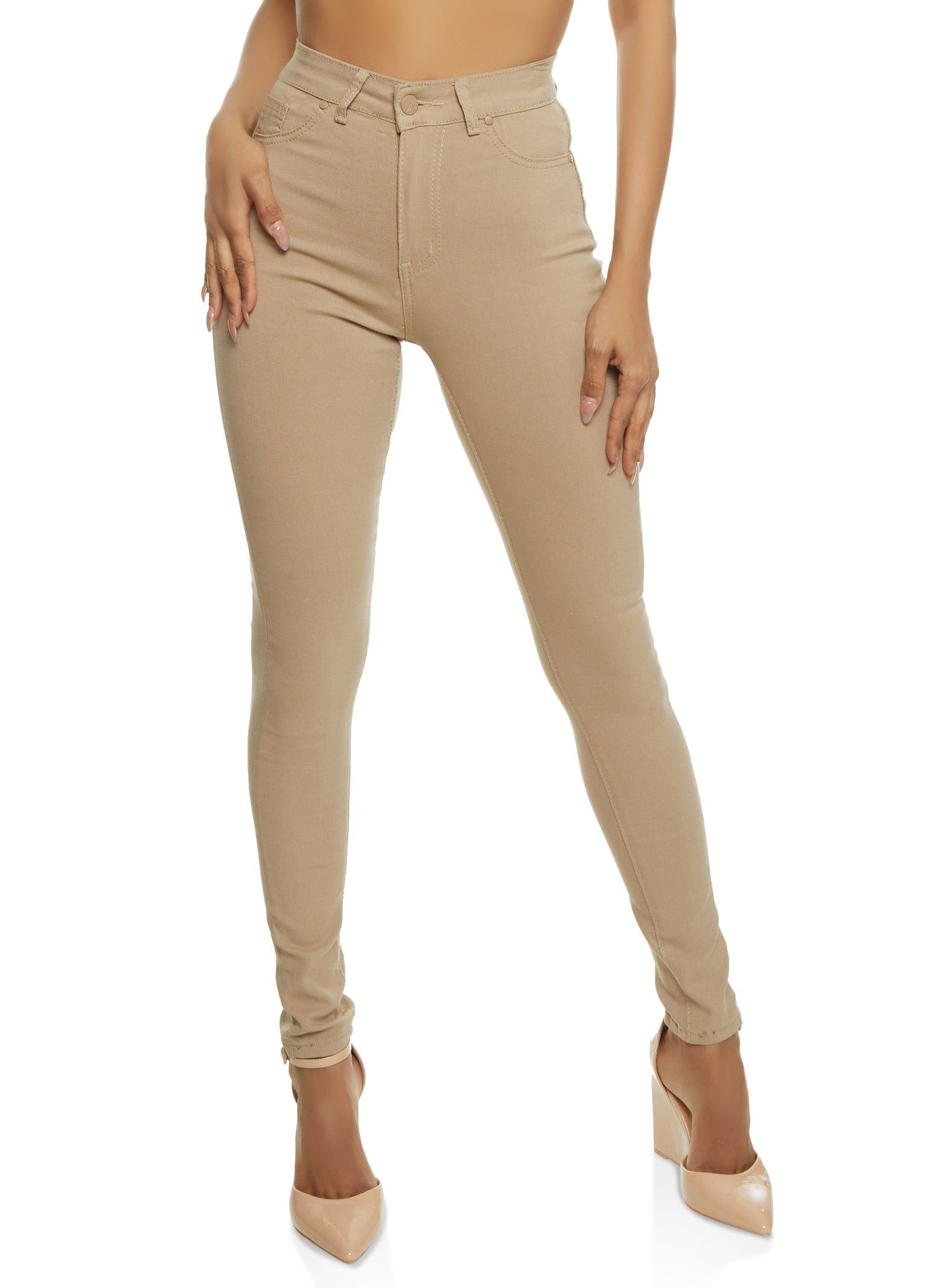 High Waist Hyperstretch Skinny Pants sold by Rainbow