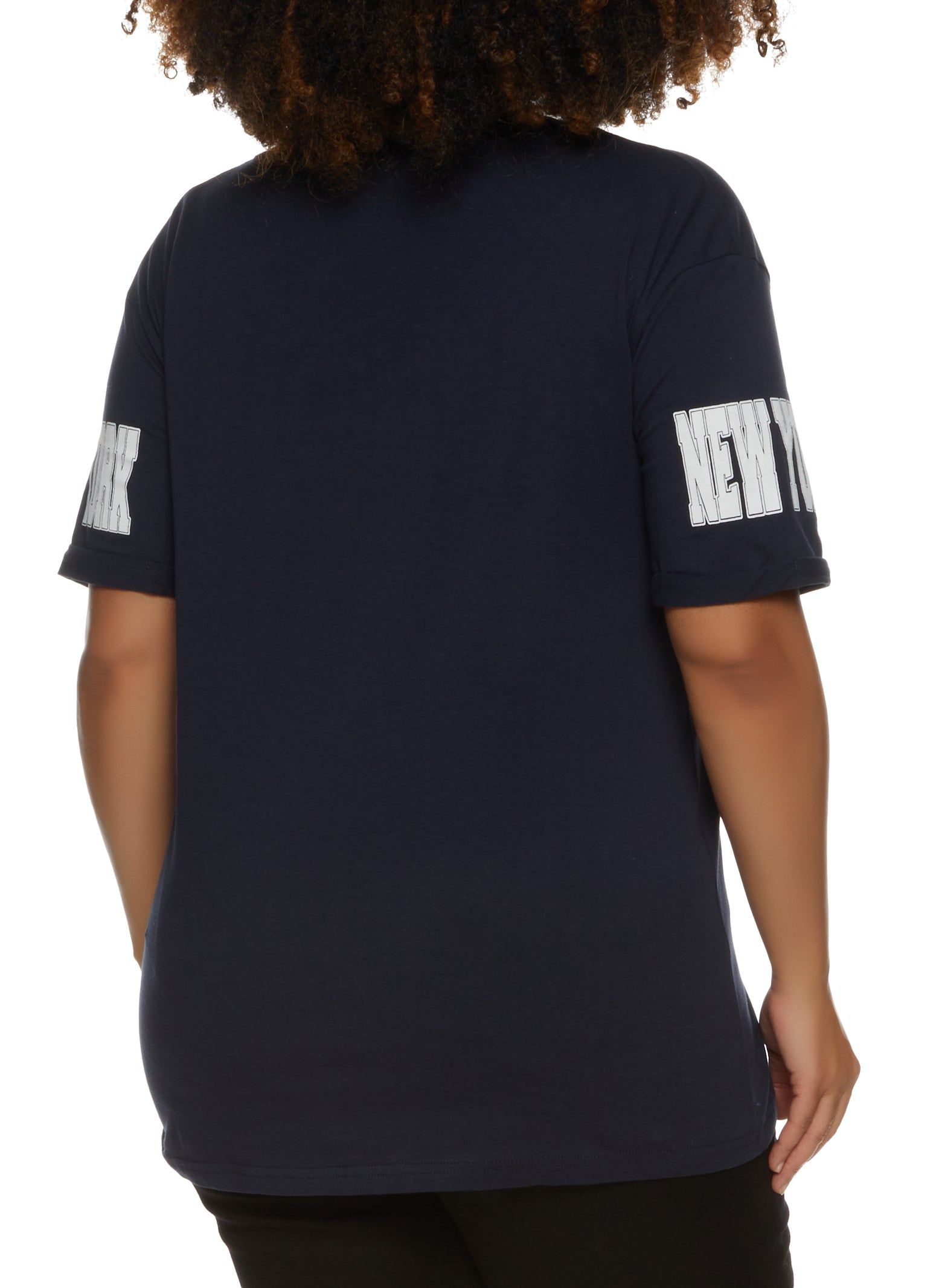 Plus Size New York Short Sleeve Graphic Tee sold by Rainbow product image thumbnail 2