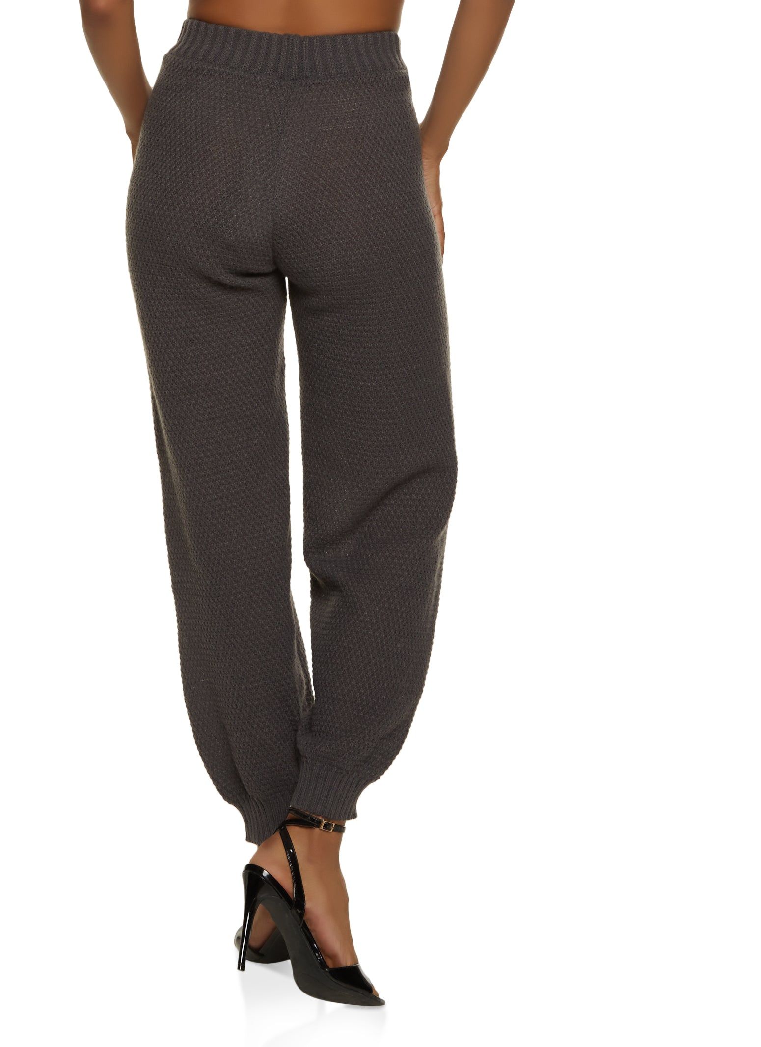 Knit High Waisted Joggers sold by Rainbow product image thumbnail 2