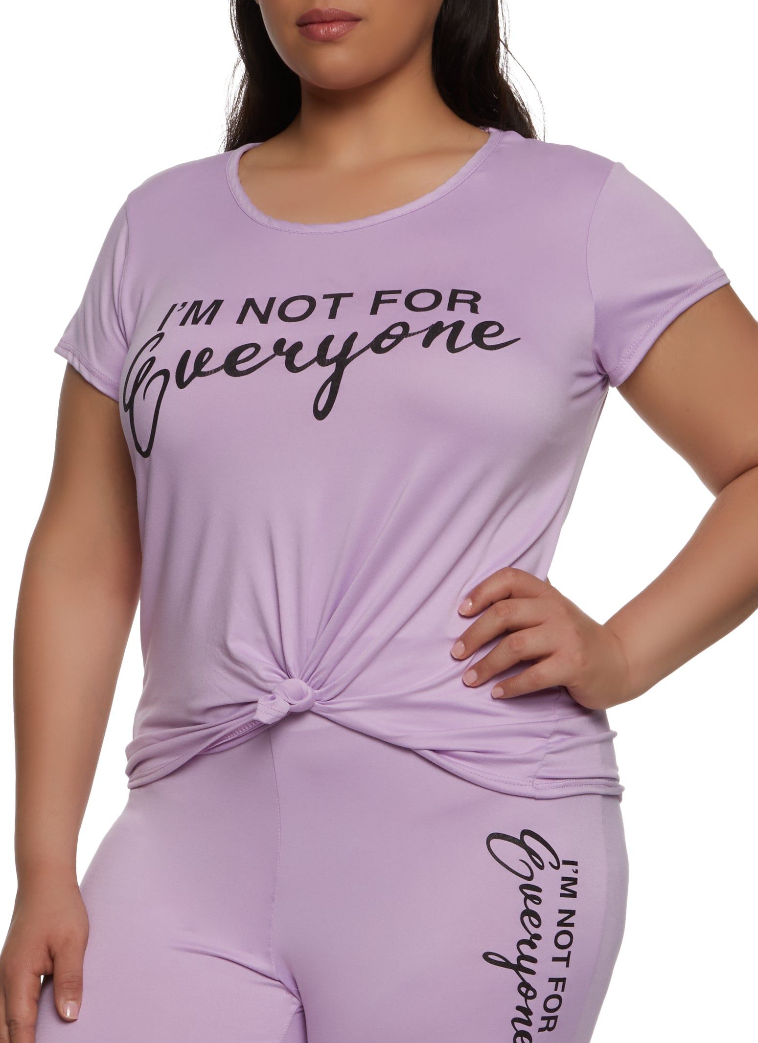 Plus Size Im Not For Everyone Tee sold by Rainbow