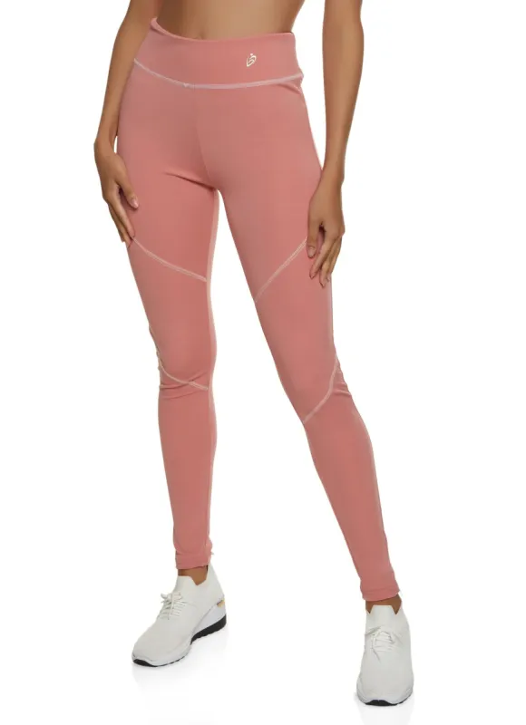 Contrast Trim Active Leggings sold by Rainbow