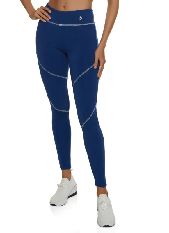 Contrast Trim Active Leggings sold by Rainbow