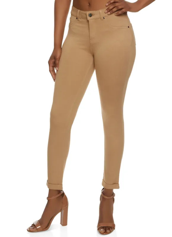 Ponte Fixed Cuff Dress Pants made by Rainbow