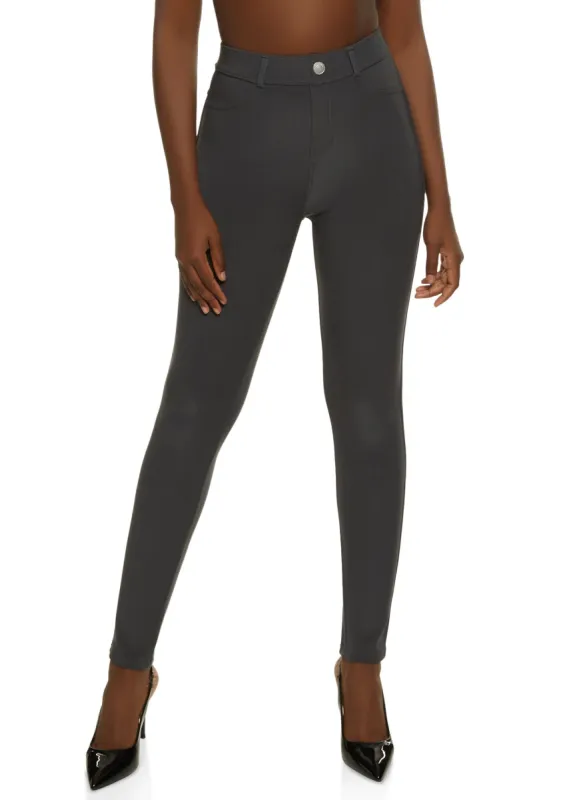 Scuba Solid Skinny Pants sold by Rainbow