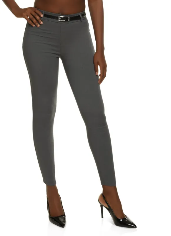 Belted Hyperstretch Dress Pants sold by Rainbow