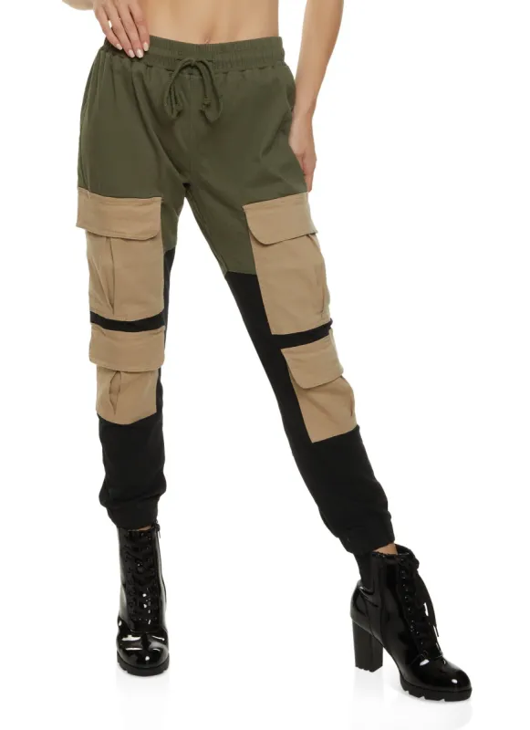 Front Cargo Pocket Joggers sold by Rainbow