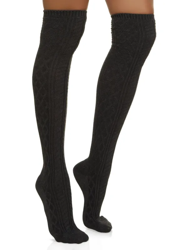 Knitted Over The Knee Socks sold by Rainbow