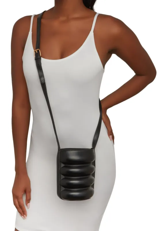 Drawstring Cylinder Crossbody Bag sold by Rainbow