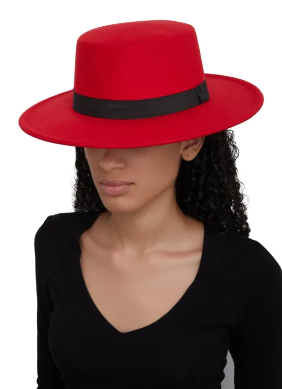 Ribbon Trim Bolero Hat sold by Rainbow