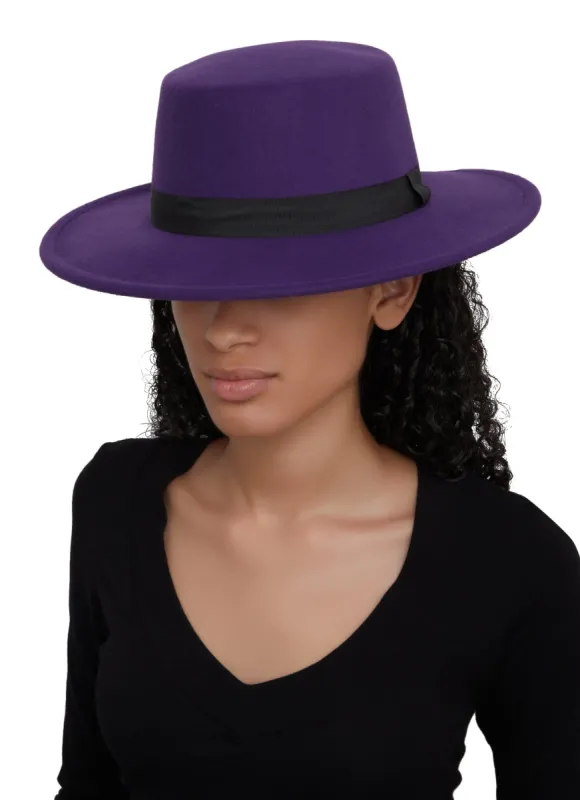 Ribbon Trim Bolero Hat sold by Rainbow