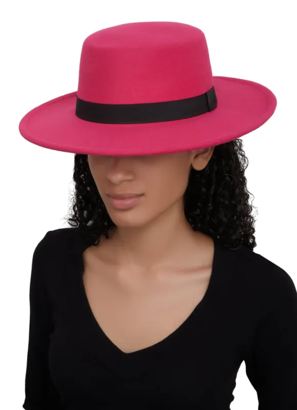 Ribbon Trim Bolero Hat sold by Rainbow