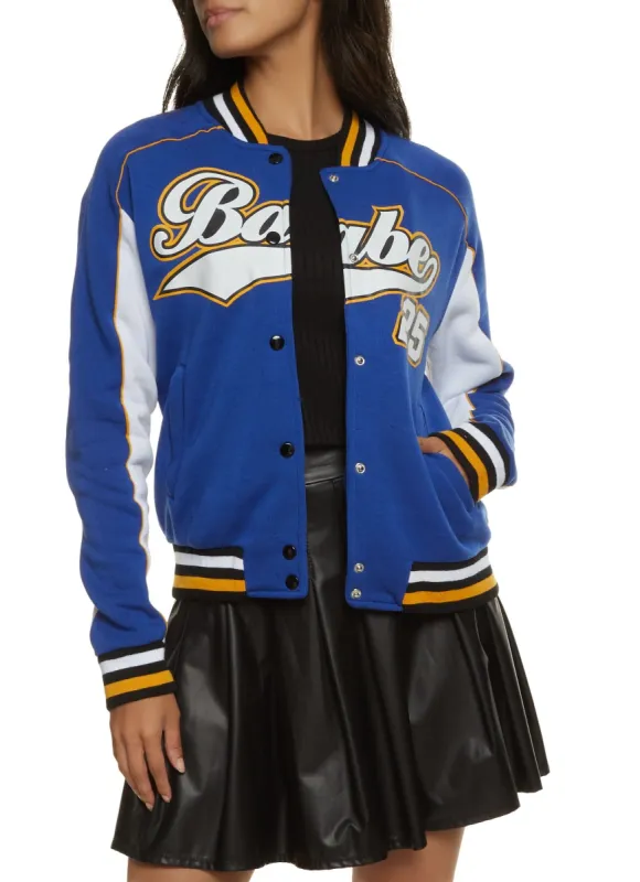 Babe 25 Varsity Jacket sold by Rainbow