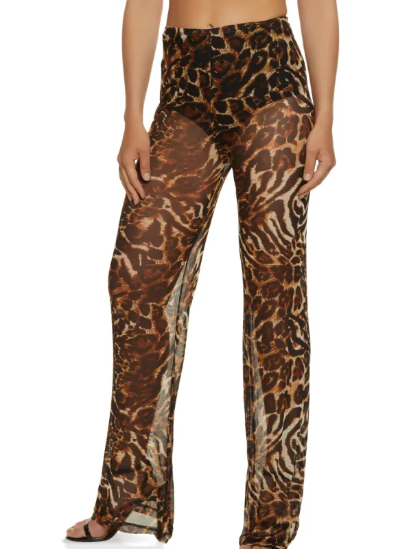 Cheetah Mesh Pants sold by Rainbow
