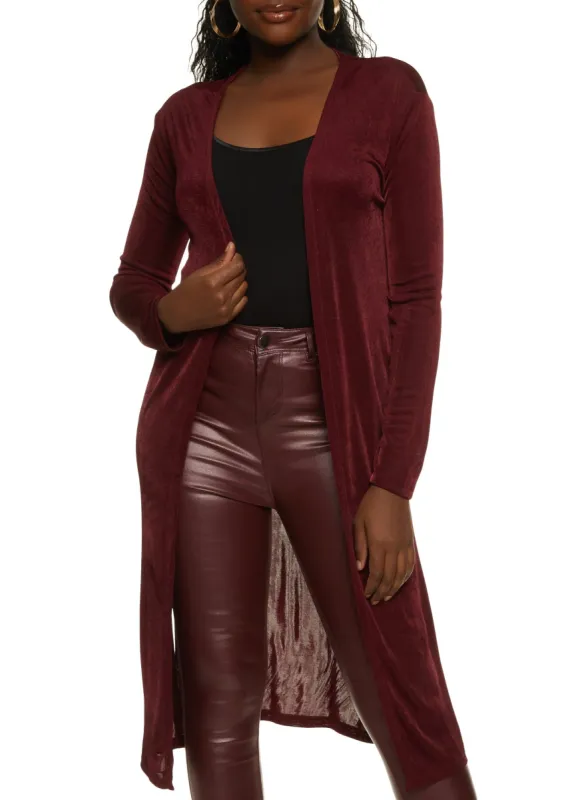 Shimmer Knit Long Sleeve Duster sold by Rainbow