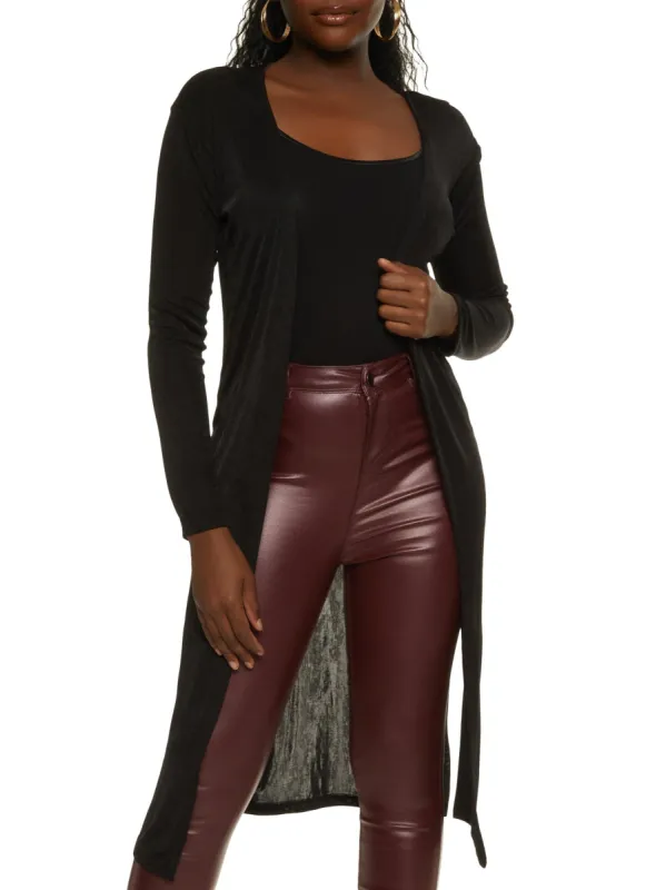 Shimmer Knit Long Sleeve Duster sold by Rainbow