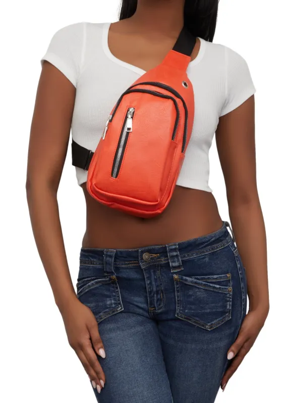 Triple Zip Sling Backpack sold by Rainbow