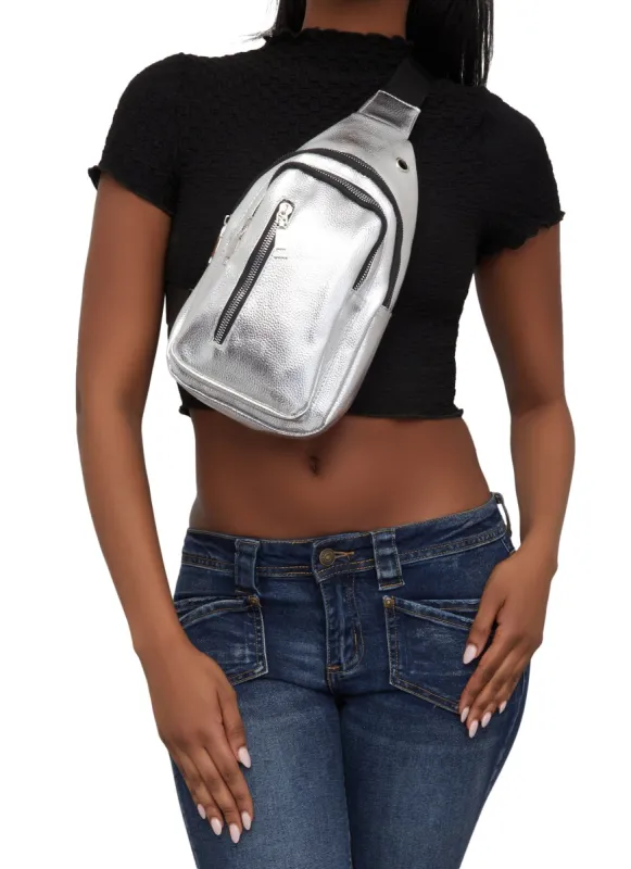 Triple Zip Sling Backpack sold by Rainbow