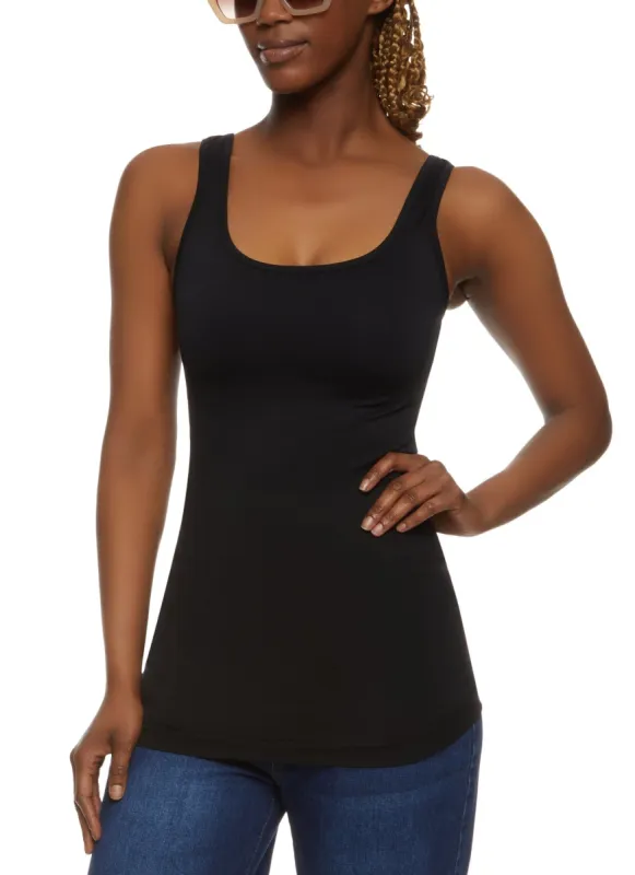 Seamless Scoop Neck Tank Top sold by Rainbow