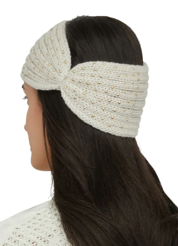 Studded Knit Head Wrap sold by Rainbow