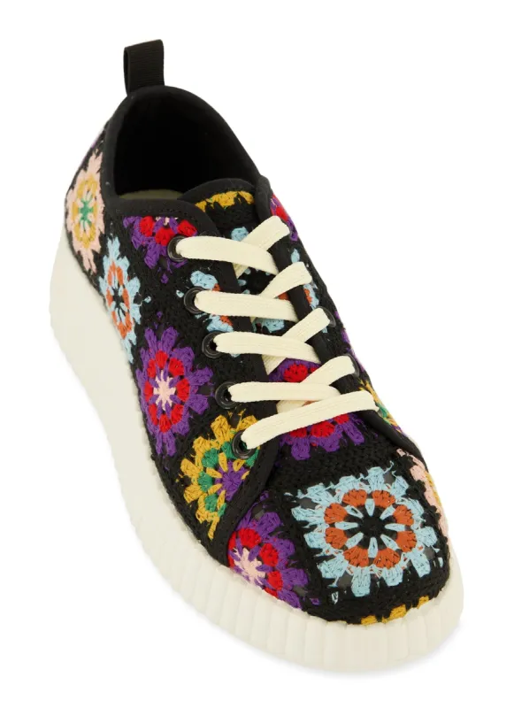 Boho Crochet Sneakers sold by Rainbow