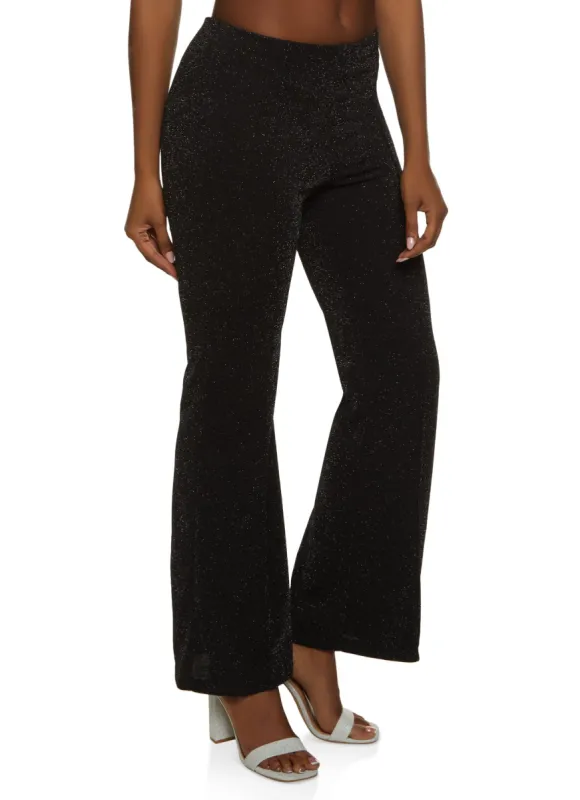 Lurex Flared Leg Pants sold by Rainbow