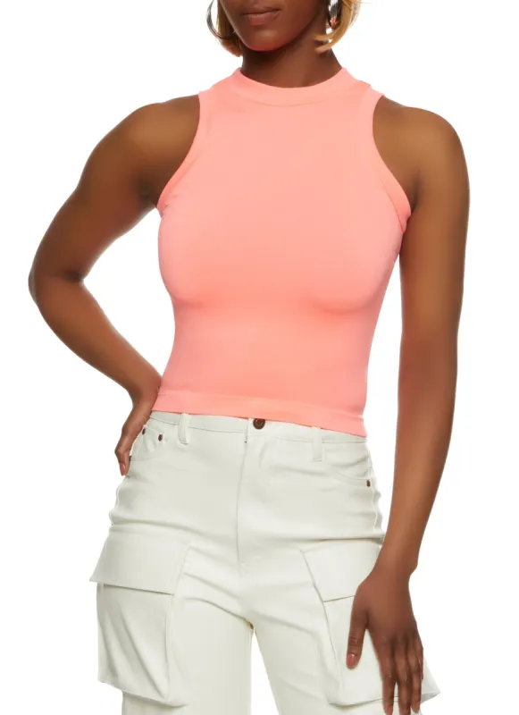 Seamless Crew Neck Tank Top sold by Rainbow