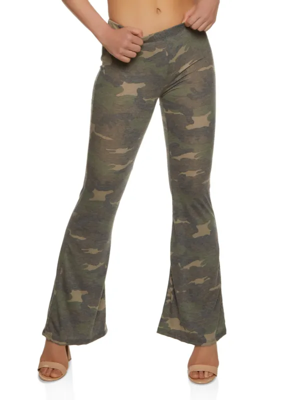 Camouflage Flared Pants sold by Rainbow