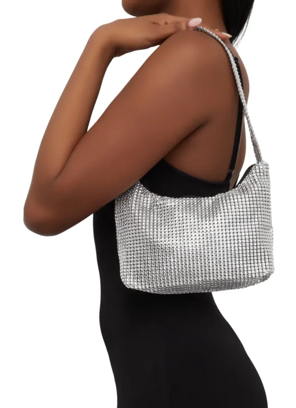 Rhinestone Shoulder Purse sold by Rainbow