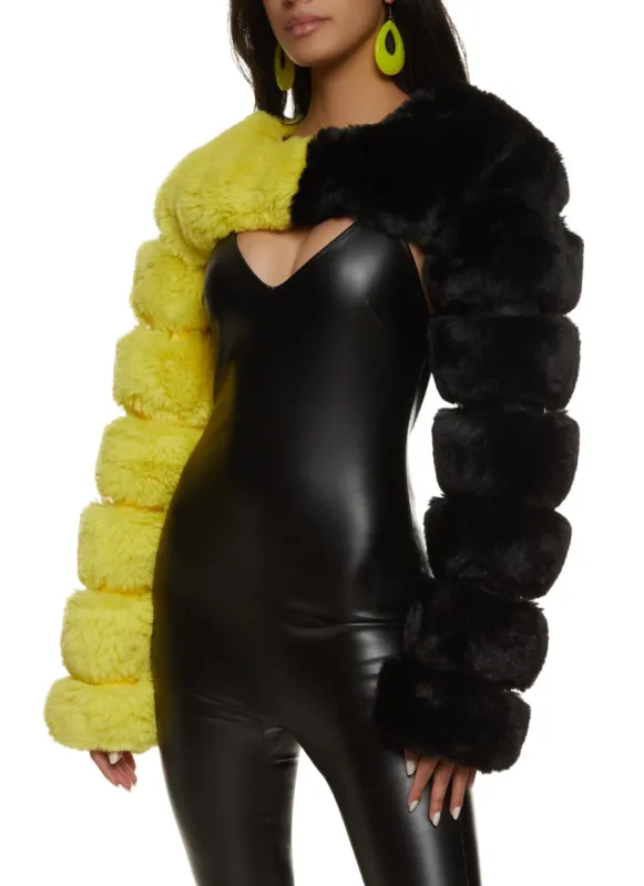 Faux Fur Bolero Jacket sold by Rainbow