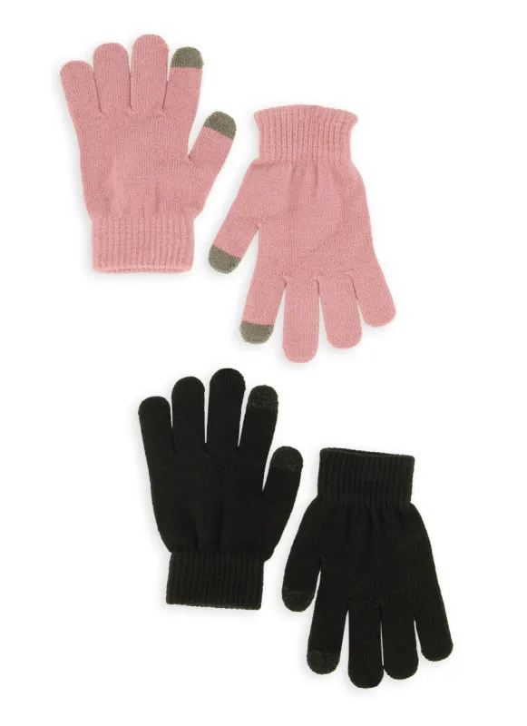 2 Pack Tech Touch Knit Gloves sold by Rainbow