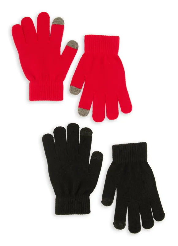 2 Pack Tech Touch Knit Gloves sold by Rainbow