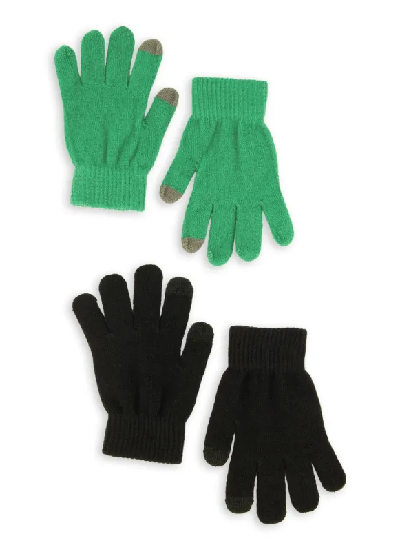 2 Pack Tech Touch Knit Gloves sold by Rainbow