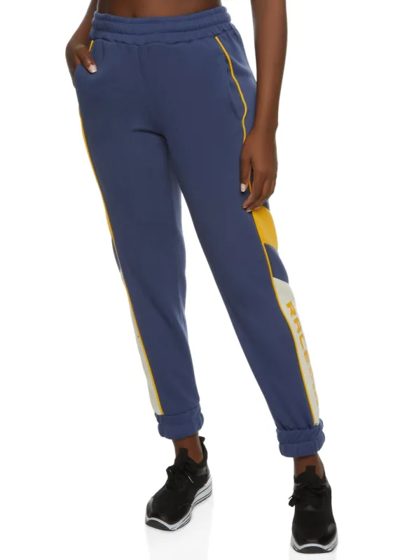 Fleece Race Speed Graphic Sweatpants sold by Rainbow