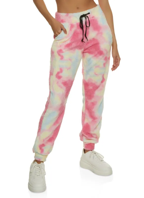 Sherpa Drawstring Joggers sold by Rainbow