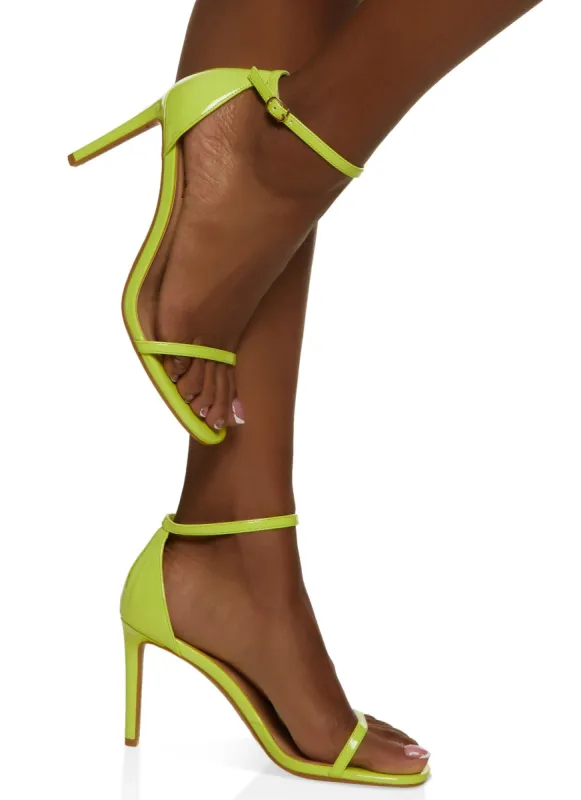 Thin Strap Stiletto Sandals sold by Rainbow